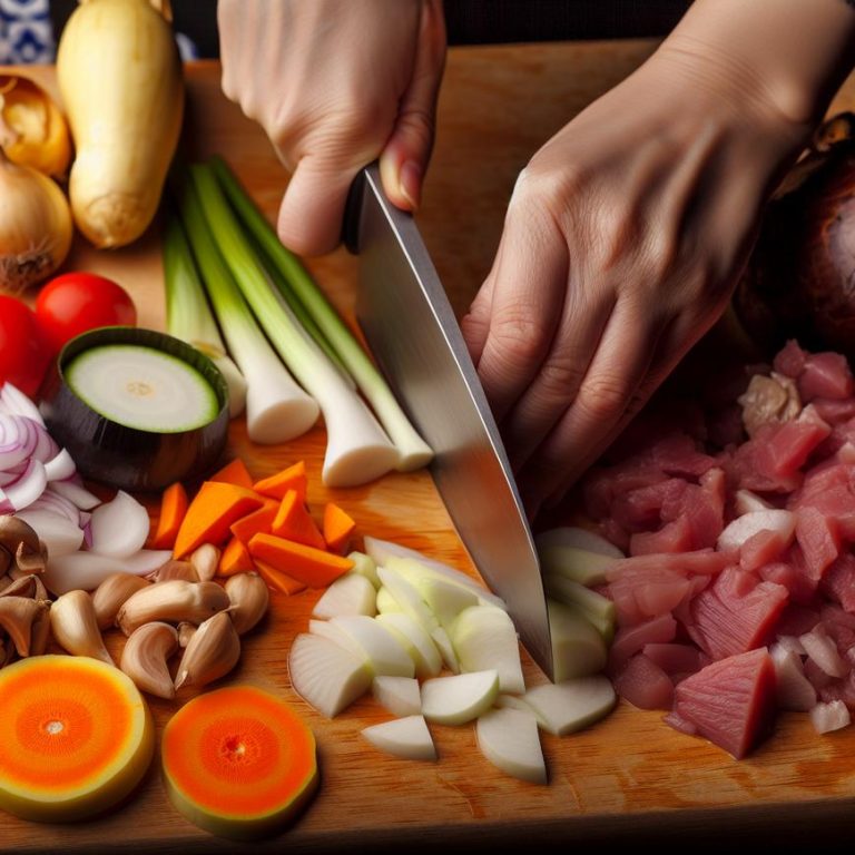 Snijtechnieken voor Groenten, Vlees en Fruit